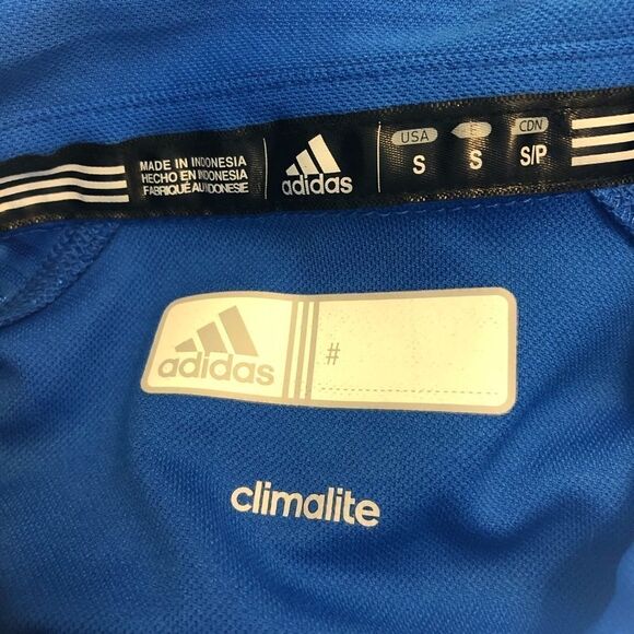 Adidas Climalite Blue Striped UCLA Polo Shirt Size S - Picture 6 of 7